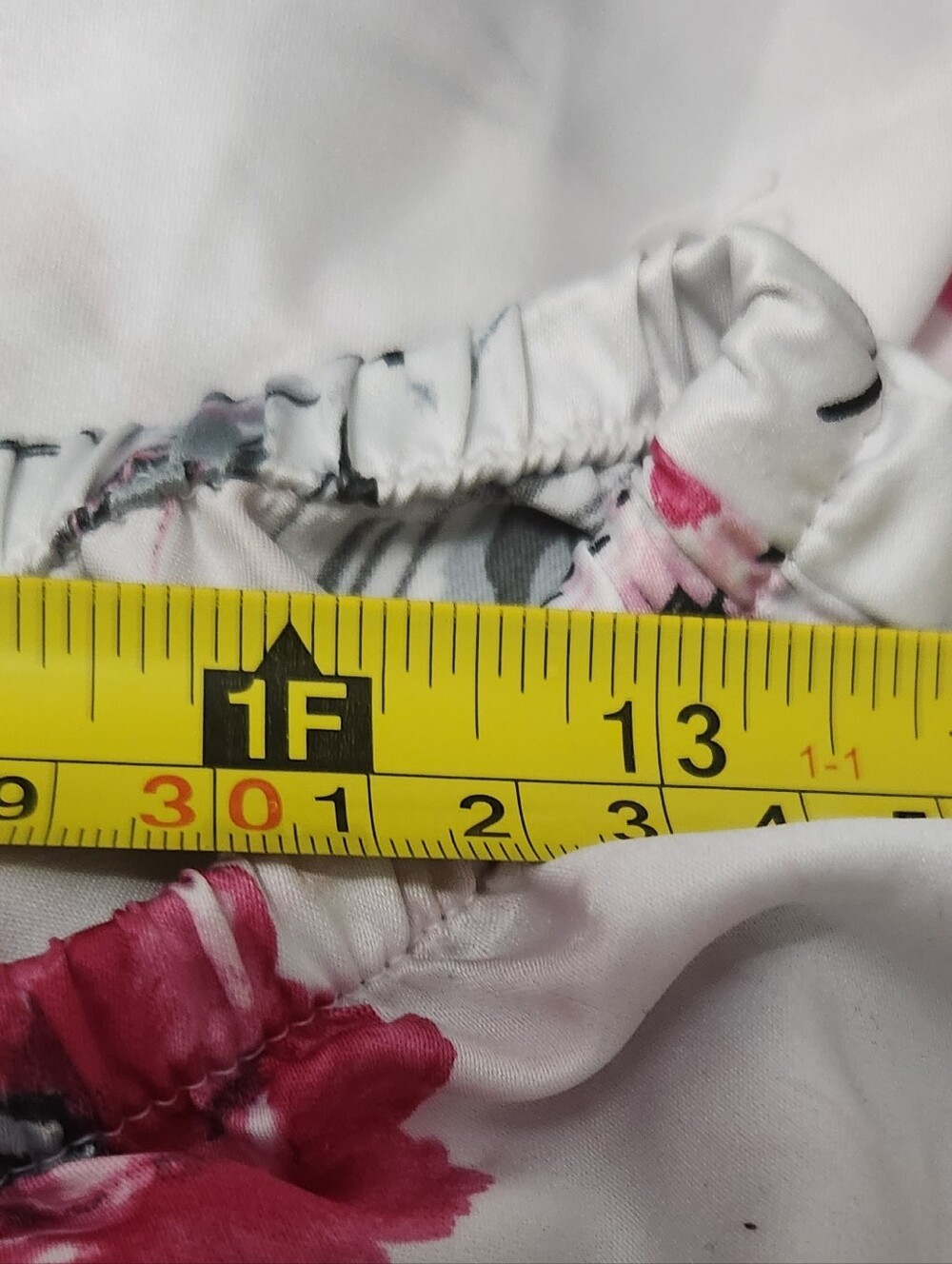 APT. 9 Satin Pajama Short Set Contrast Piping Romantic Floral M - Picture 15 of 16